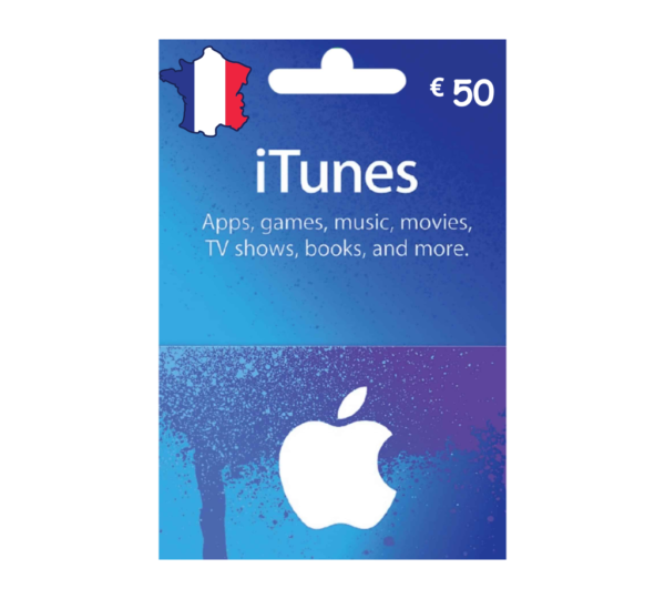 Carte iTunes France 50€