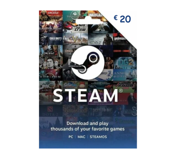 carte steam 20
